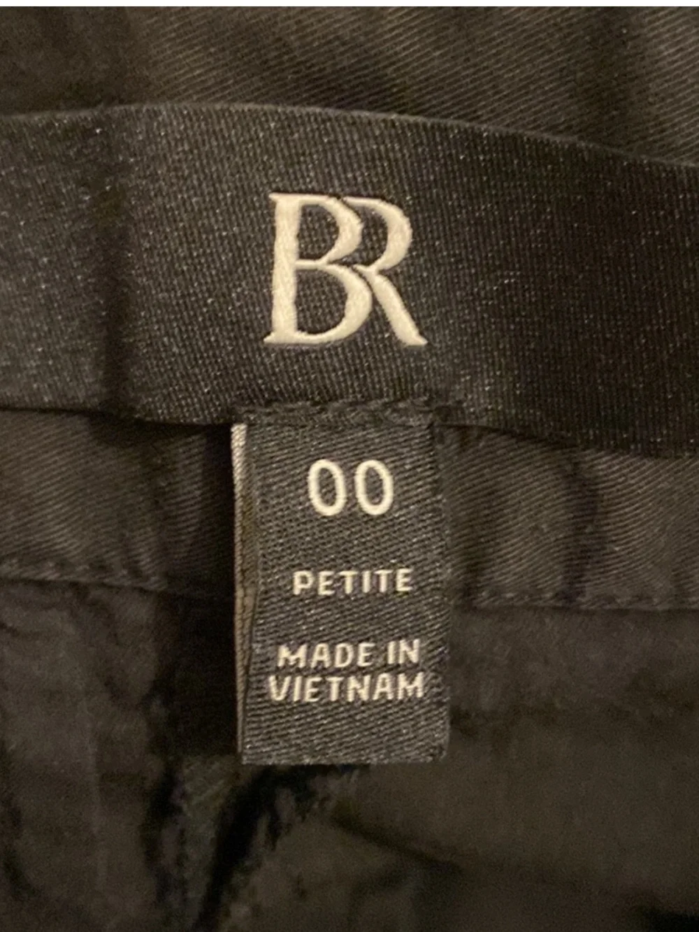 Banana Republic Avila Wide Leg Barrel Pants Black 00P